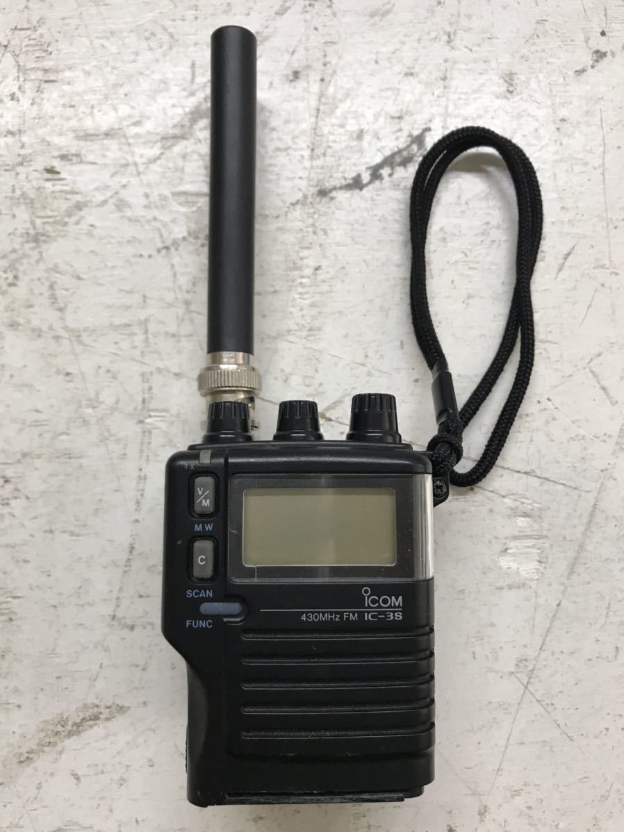 ICOM IC-3SR トランシーバー 430MHz 0923-01t☆ 中古 簡易無線通信機 iCOM アイコム IC-3S(430MHz FM