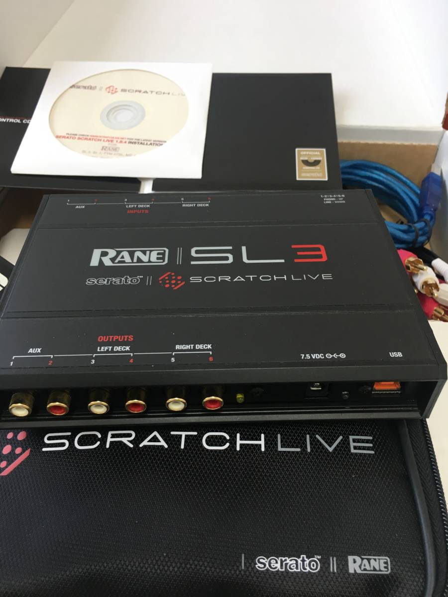 RANE Serato Scratch LIVE SL3 デジタル DJ システム スクラッチライブ