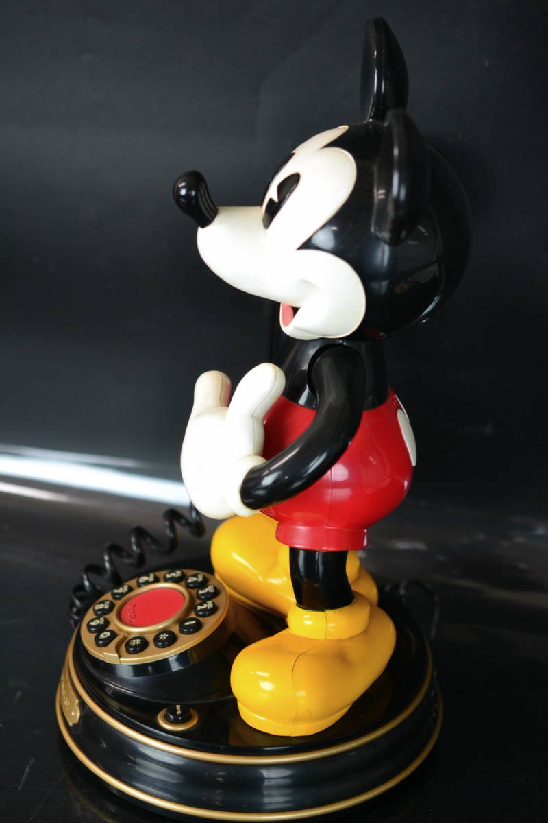 ミッキーマウス Mickey Mouse 黒電話 Anniersary 75周年 ディズニー Disney アンティーク調電話 ディズニー 売買されたオークション情報 Yahooの商品情報をアーカイブ公開 オークファン Aucfan Com