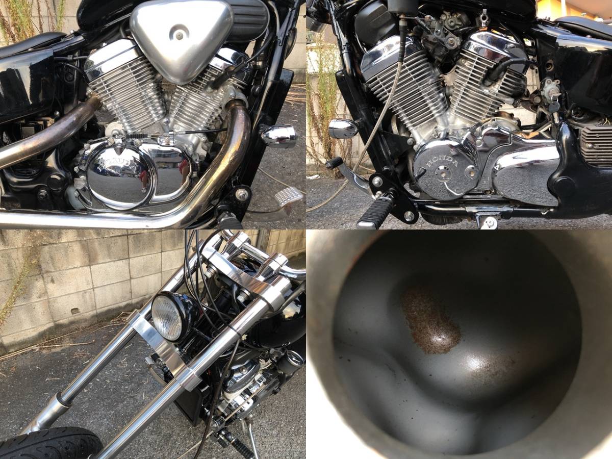 ☆スティード400 車検付 R4年3月 ロングフォーク カスタム チョッパー 