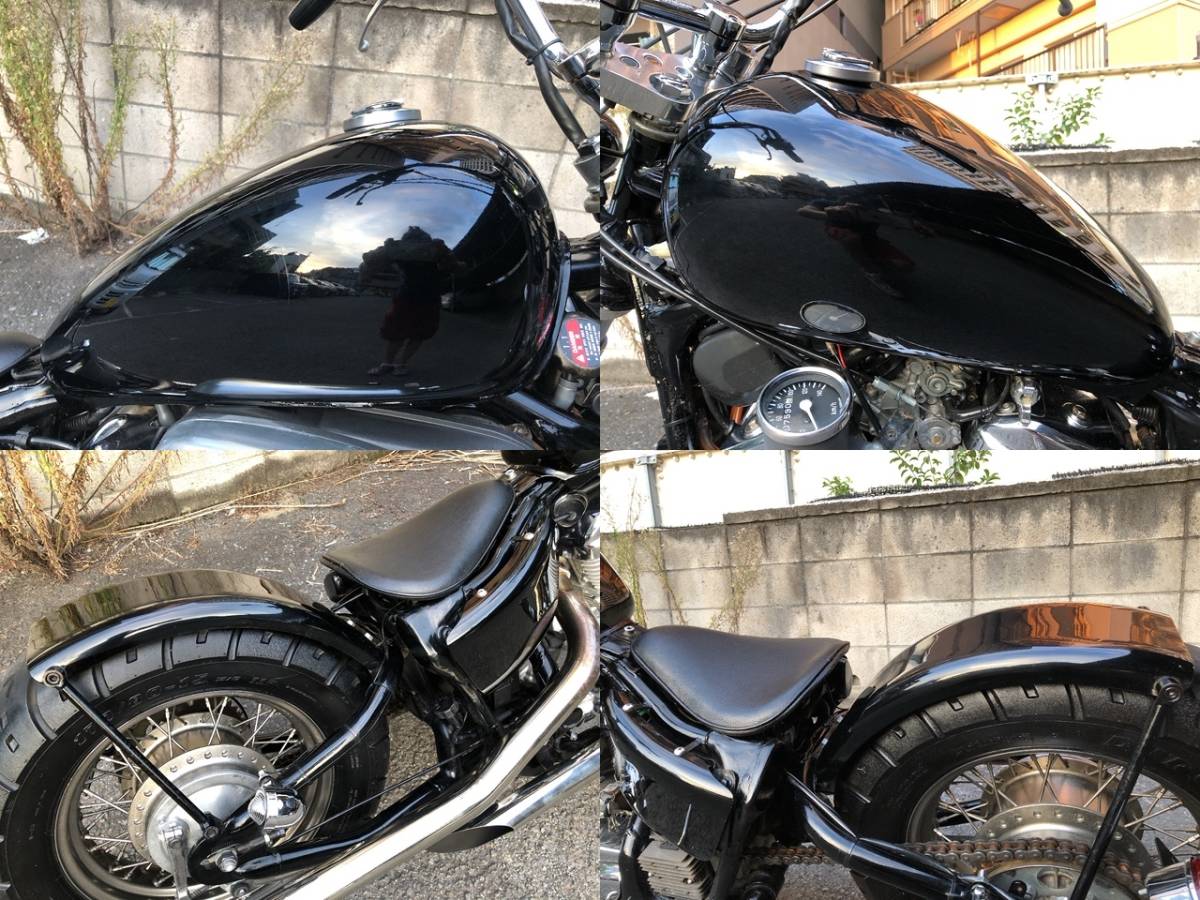 ☆スティード400 車検付 R4年3月 ロングフォーク カスタム チョッパー 