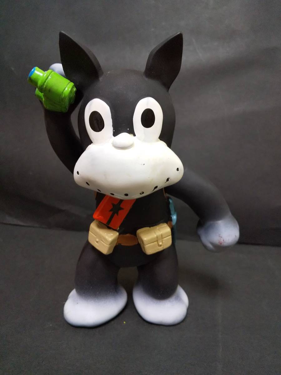 のらくろ ソフビ マルサン - Yahoo!オークション 当時物 ブルドック