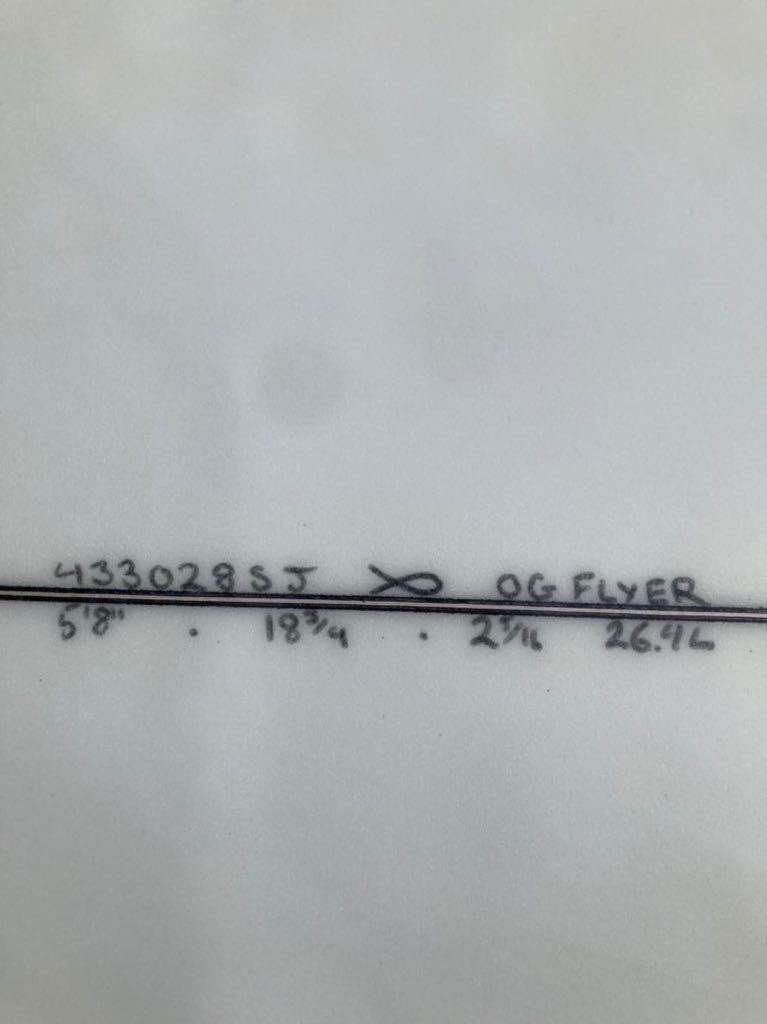 アルメリック　OGフライヤー　5'8 1円スタート最落無し　鹿嶋市で手渡し限定_2