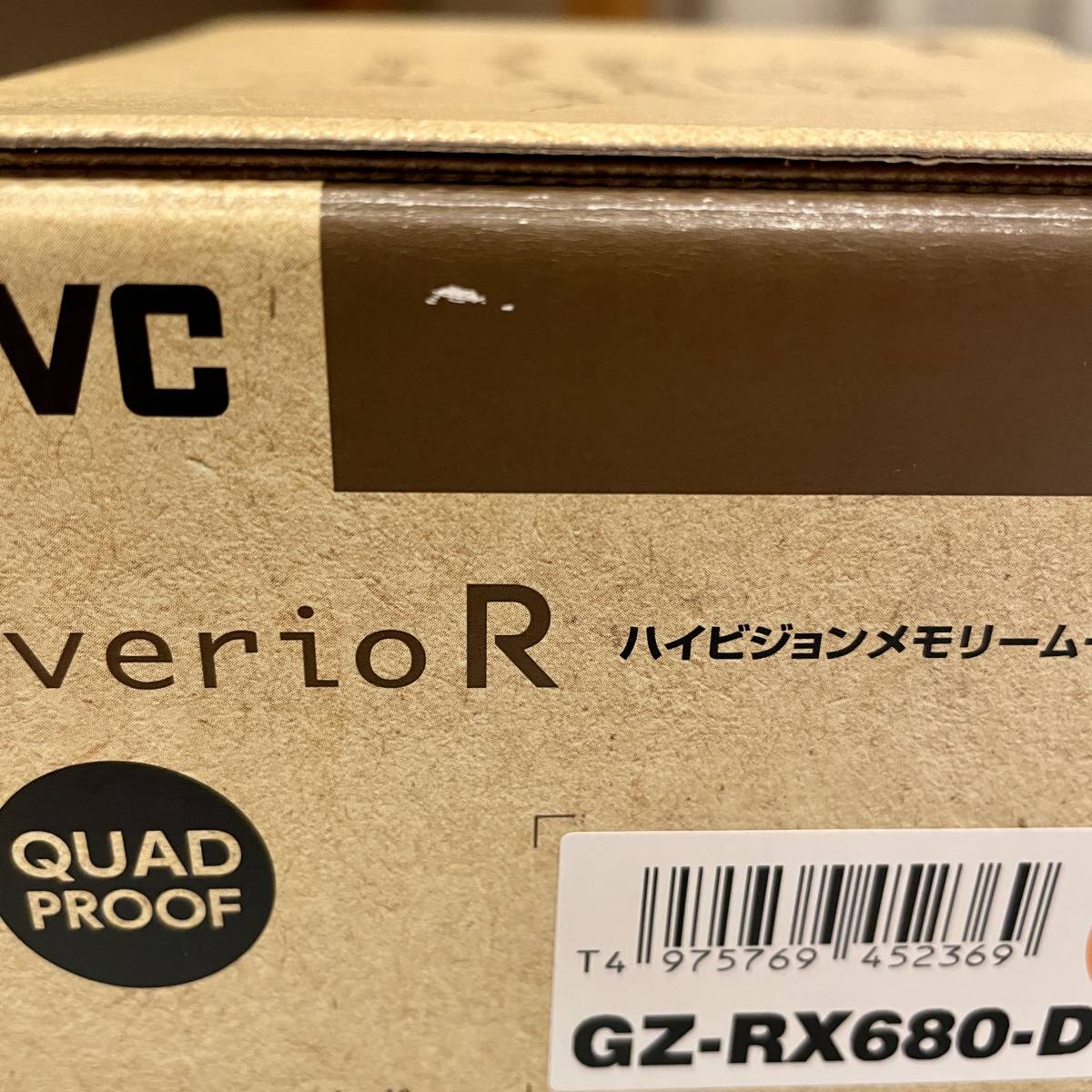中古美品】JVCケンウッド Everio R GZ-RX680-D ブラッドオレンジ