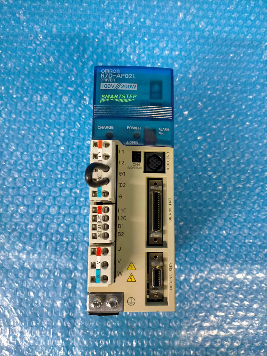 [CK6504] 中古 OMRON ACサーボドライバ スマートステップ　R7D-AP02L DRIVER 動作保証