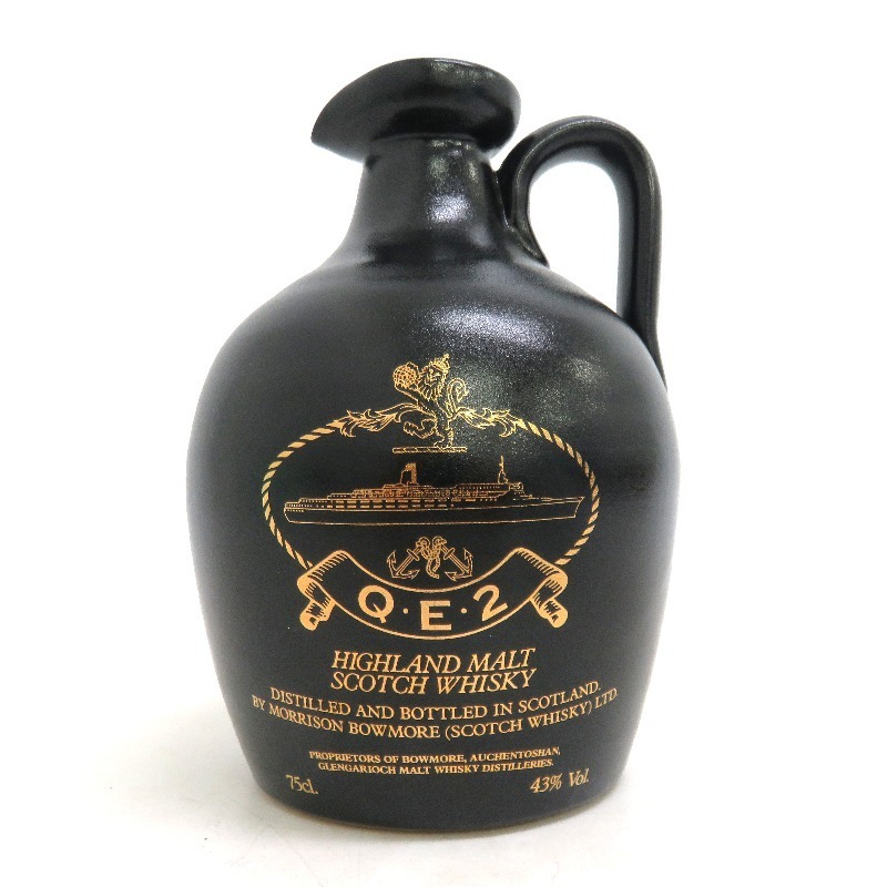 QE2 ハイランドモルト 750ml クイーンエリザベス2世 未開栓 陶器ボトル