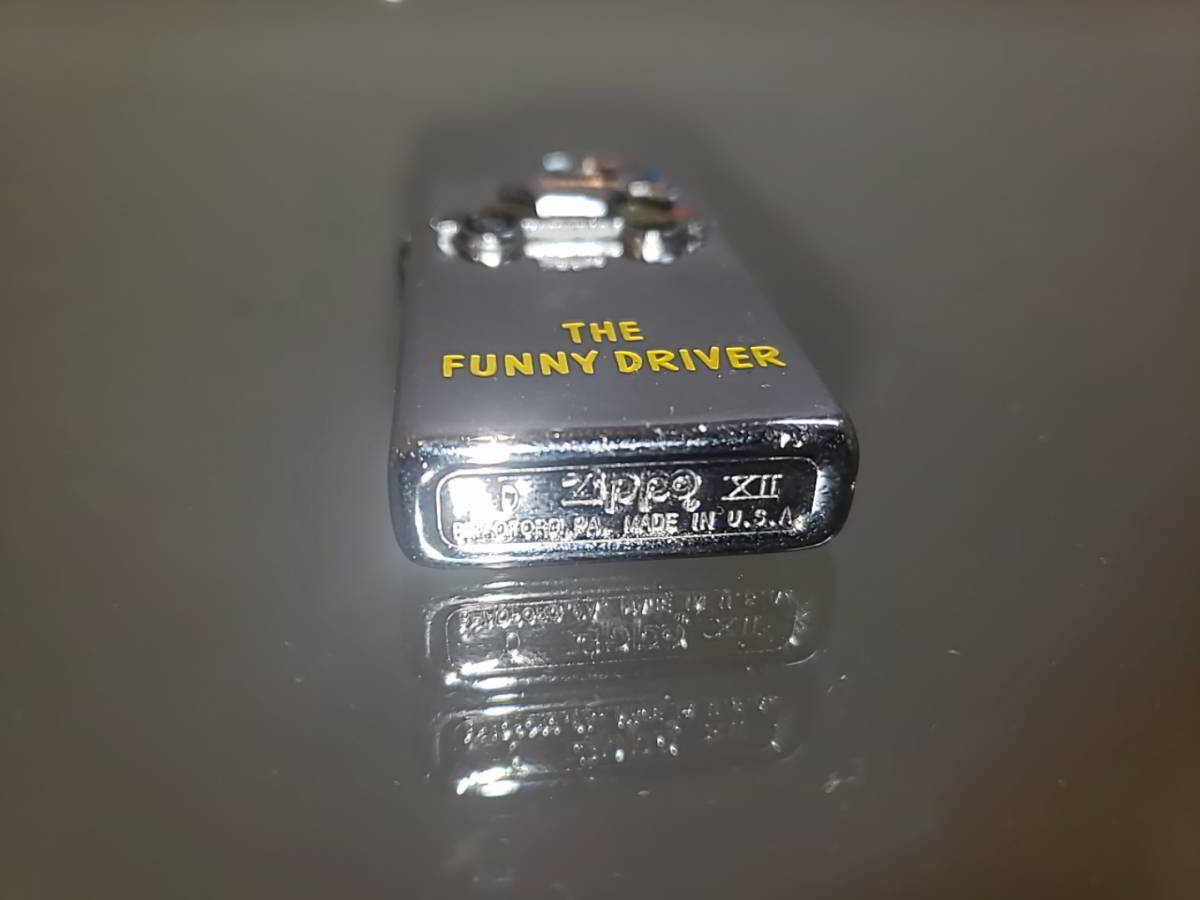 ZIPPO トリック トリッキー 車 THE FUNNY DRIVER スリム 1996年製 