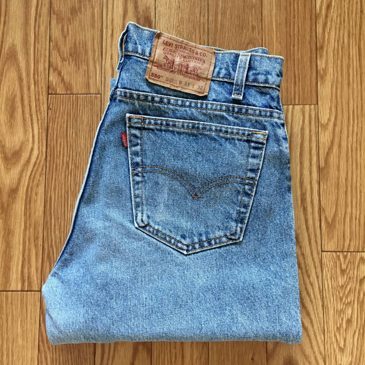 美品 BerBerJin ベルベルジン Levi's リーバイス 550 W33 L32 ジーンズ