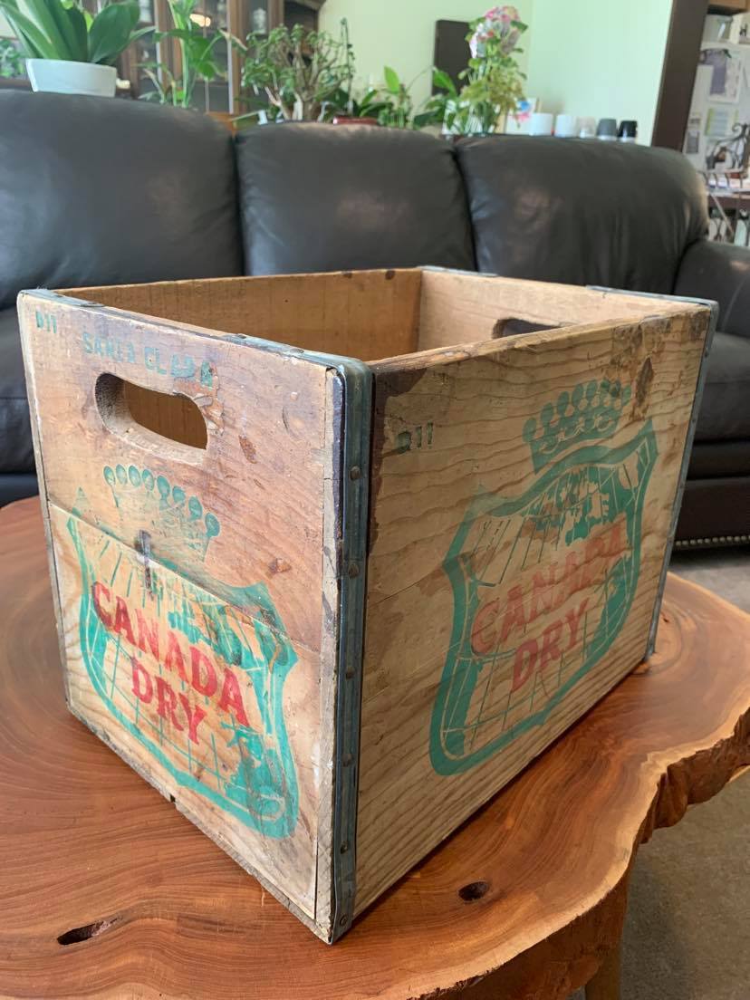 お得，定番人気 カナダドライ CANADA DRY ビンテージ 木箱 ウッド