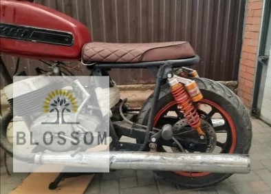☆全国送料無料☆汎用フラットシート【ブラウン】SR400/TW200/W600