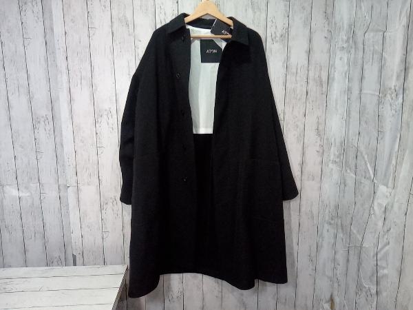 ATON エイトン BACK SATIN BALMACAAN COAT バック サテン バルマカーン 