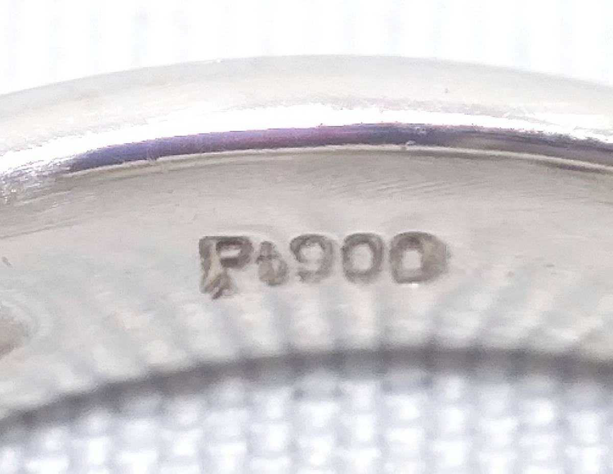 Pt900 プラチナ900 の参考買取価格 2.88ct 約7.21g D0.55ct Pt900 約