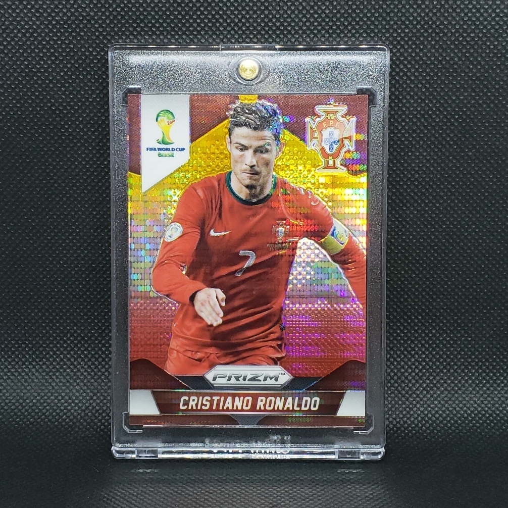 Cristiano Ronaldo 2014 Panini Prizm World Cup Red Silver Prizms