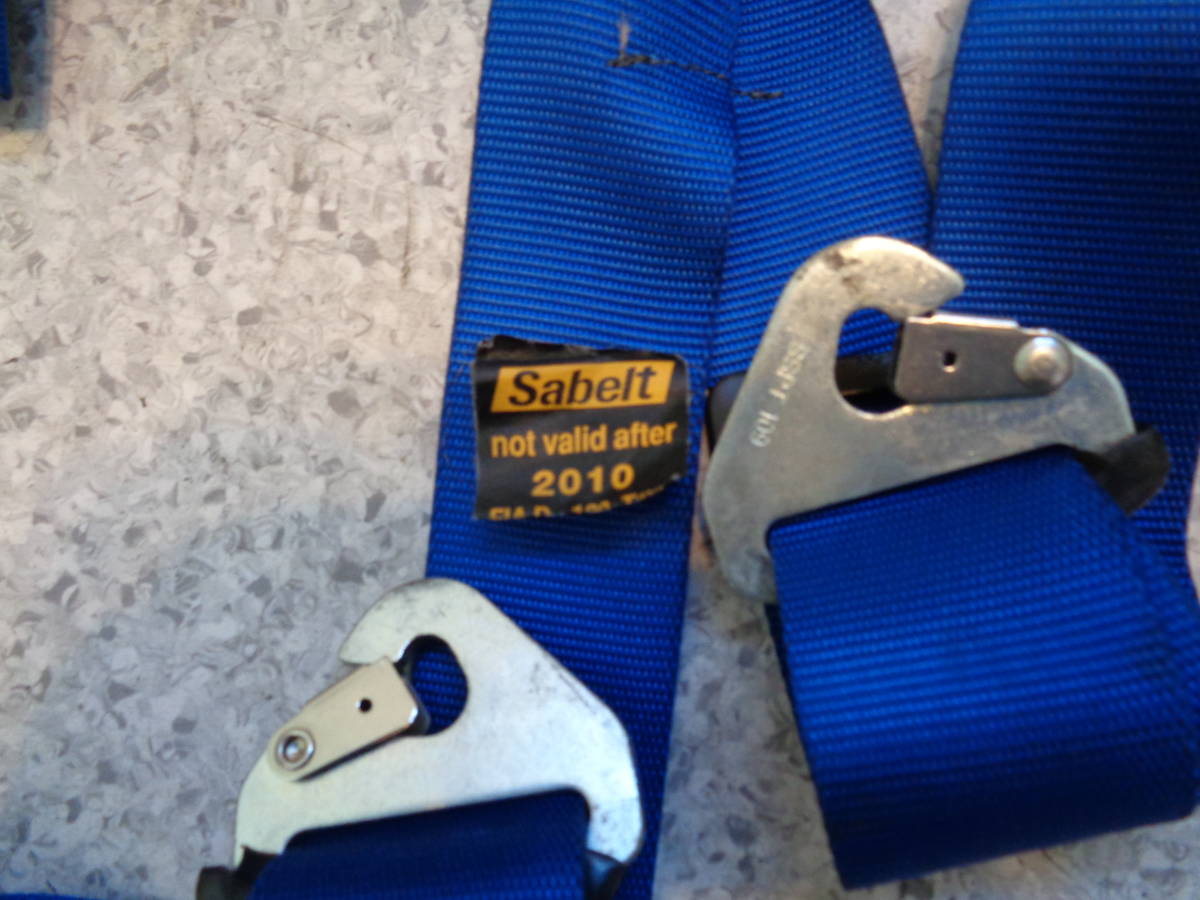 Sabelt サベルト 6点式 シートベルト ハーネス 正規品 ブルー 青  