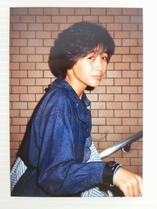 昭和レトロ/貴重】おニャン子クラブ 工藤静香 生写真(おニャン子クラブ