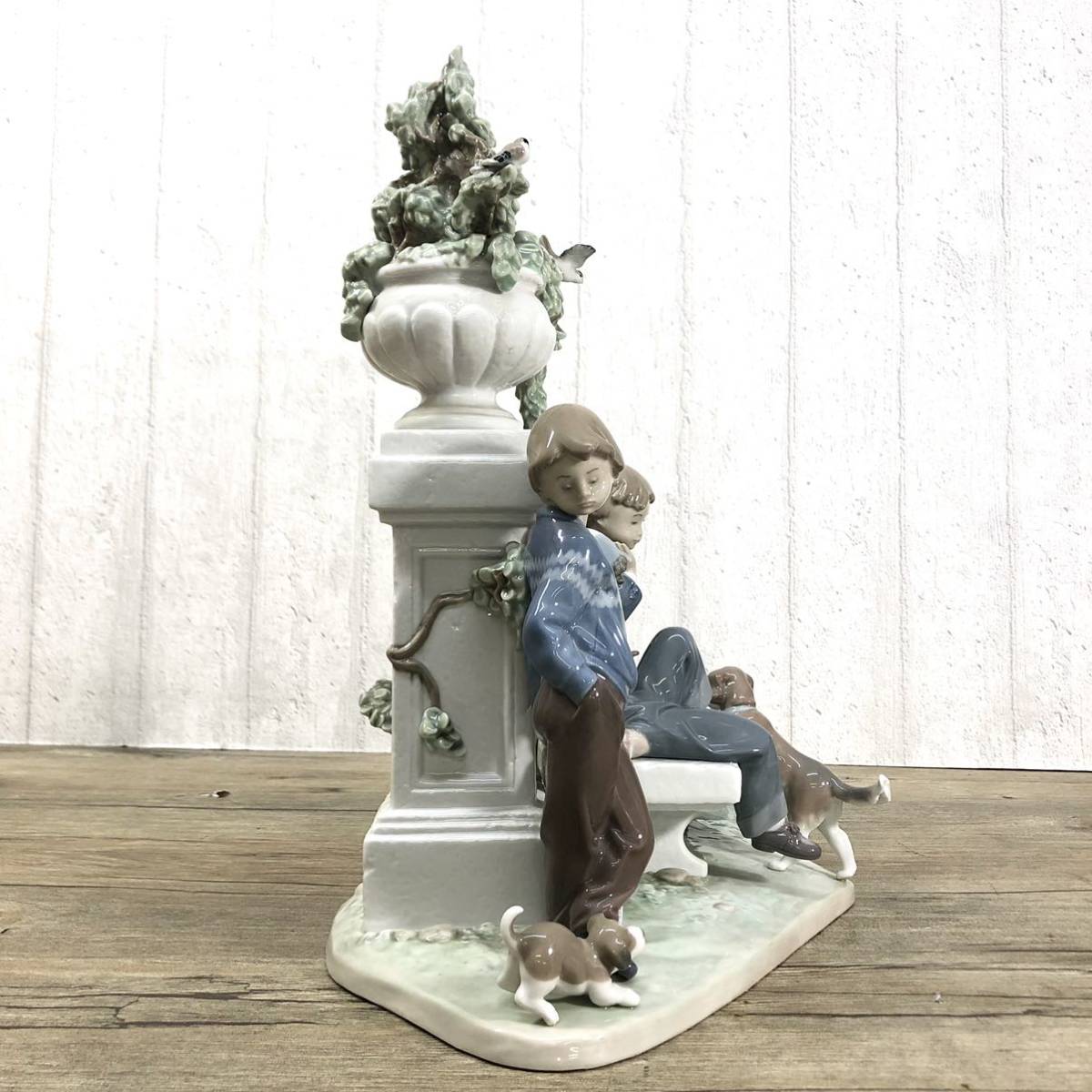 Yahoo!オークション - N-76 廃盤 希少 LLADRO リヤドロ 1441 三つ子の