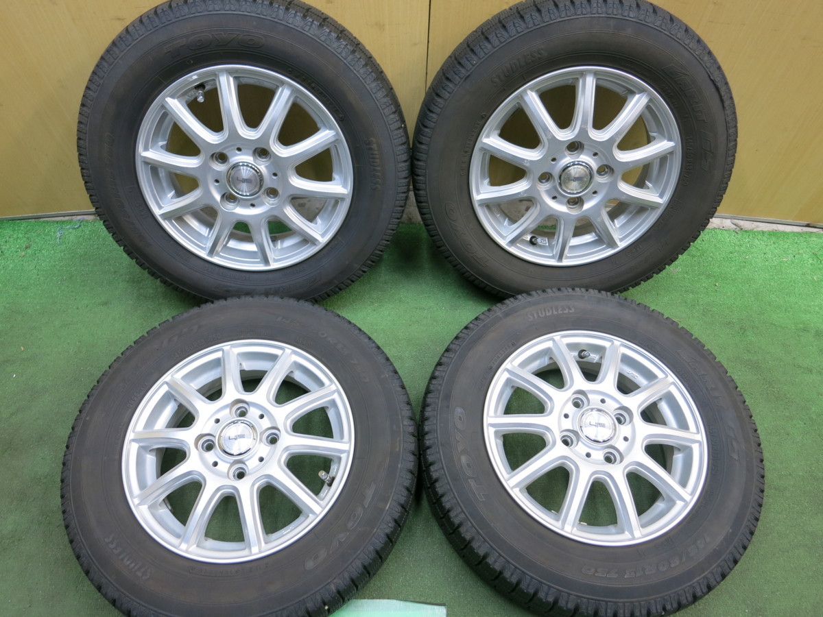 145⁄80R13 送料無料] バリ溝！キレイ！9分☆スタッドレス SEIN 145 