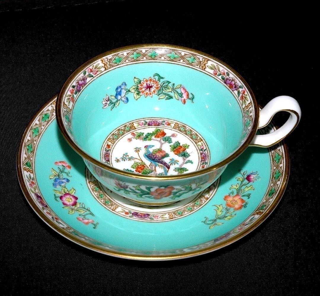 お買い得，格安 超激レア アンティーク ウェッジウッド Bideford Turquoise X9415 エナメルハンドペイント c&s Wedgwood(ウェッジウッド)｜売買されたオークション情報、yahooの商品情報をアーカイブ公開 - オークフ ウェッジウッド