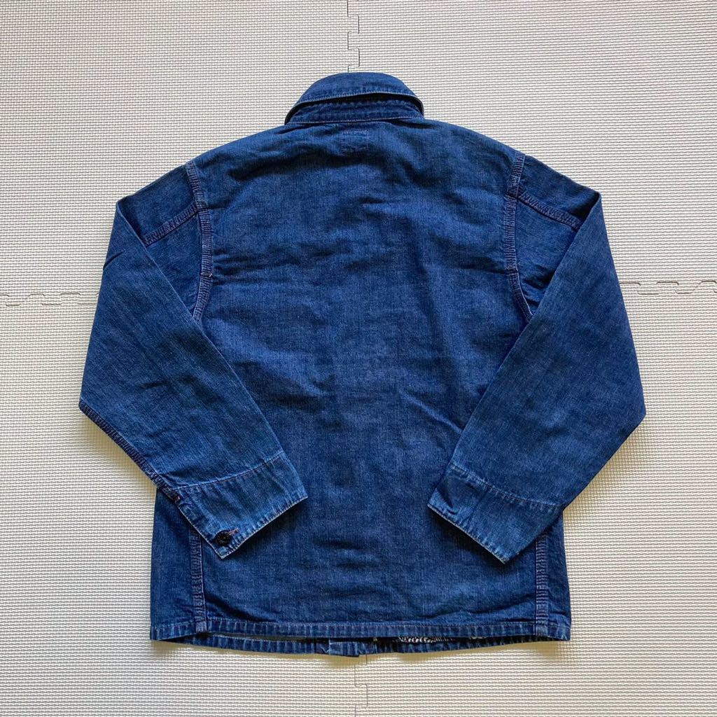 MADE IN INDIGO ティグルブロカンテ デニムカバーオール ジャケット XS
