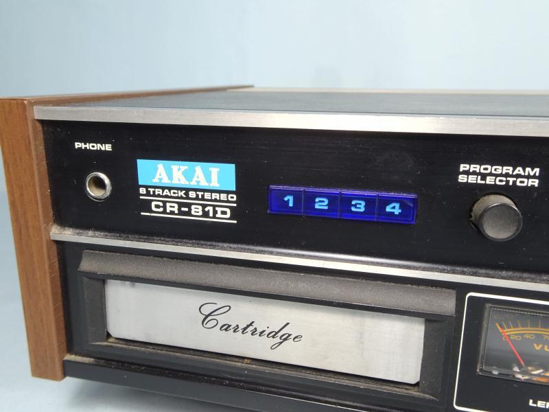 CR-81D AKAI アカイ 0 Stereo 8トラックデッキCR-81D □ジャンク AKAI