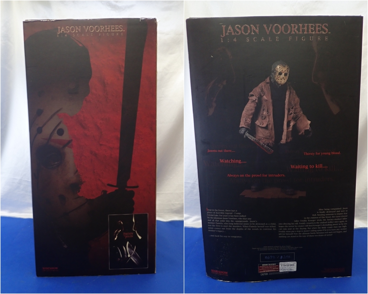 ◎SIDESHOW 限定生産品 フレディvsジェイソン 1/4スケール フィギュア 