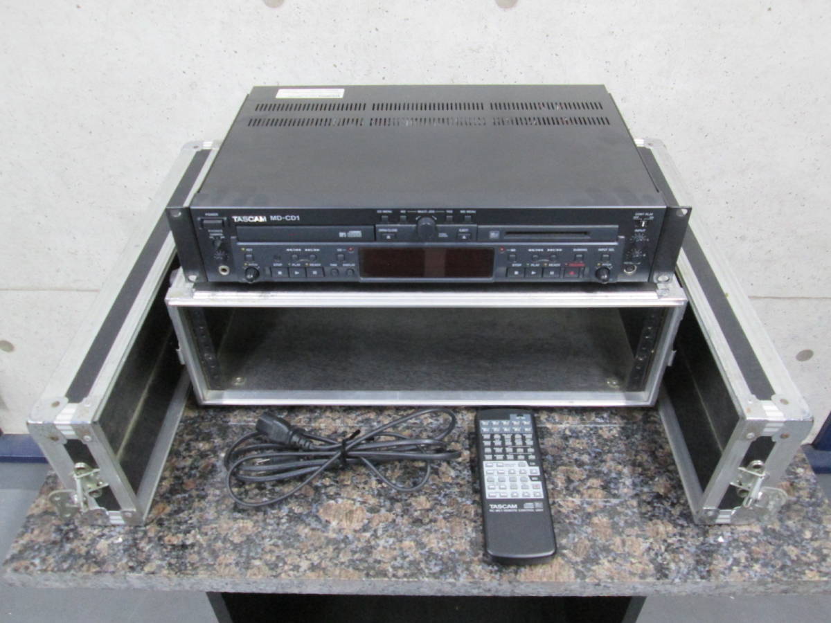 まずまずの美品】TASCAM CDプレーヤー/MDレコーダー MD-CD1 タスカム