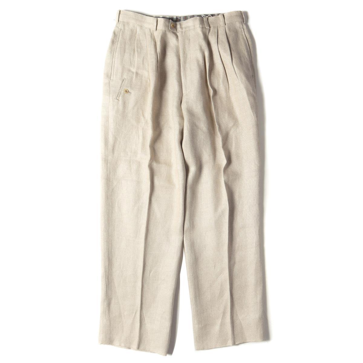 美品 Papas パパス スーツ リネン セットアップ ナチュラル L ビジネス フォーマル ドレス パパス スーツ Papas Lサイズ相当リネン100％テーラード Papasパパス ぼく