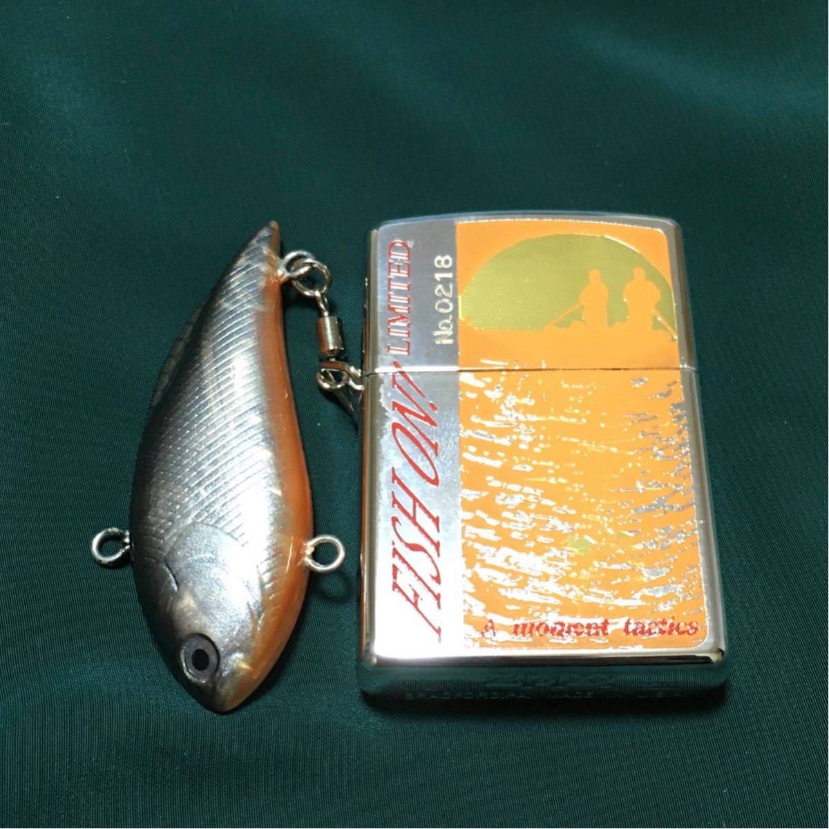 ZIPPO FISH ON ジッポー ルアー 釣り 魚 フィッシュ オン 現状品(Zippo 