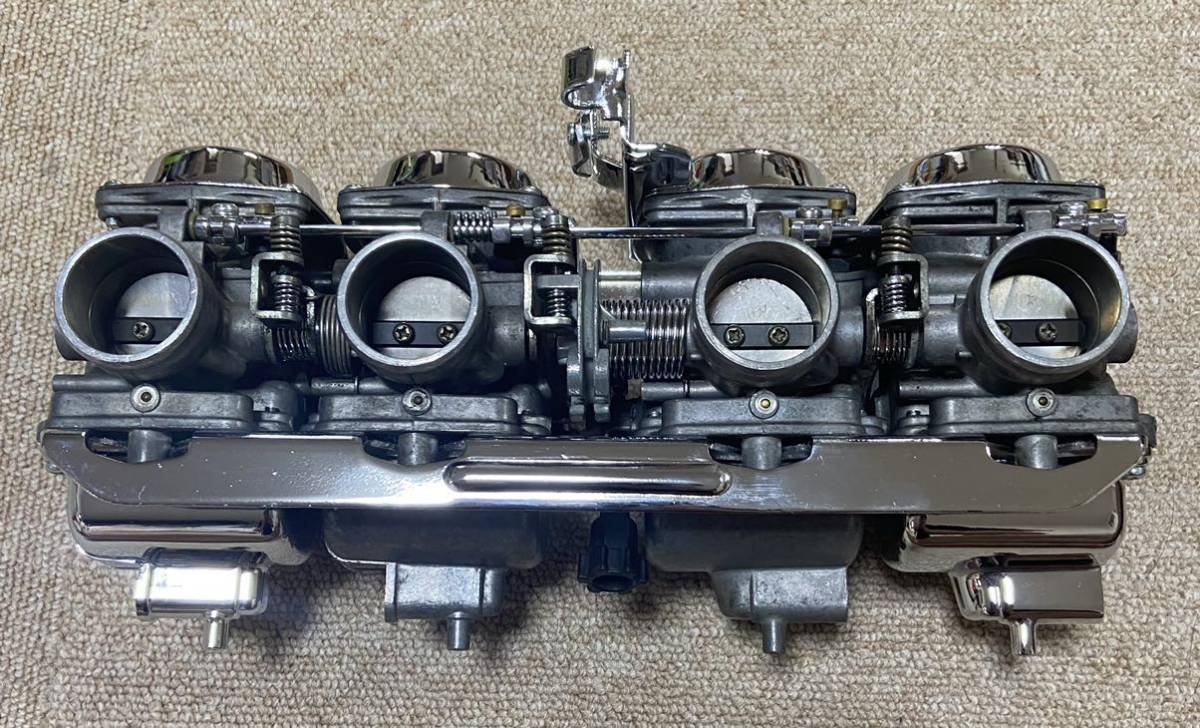 美品 CBX400F 純正 キャブレター OH済 清掃済 550F CBR メッキ 外装 