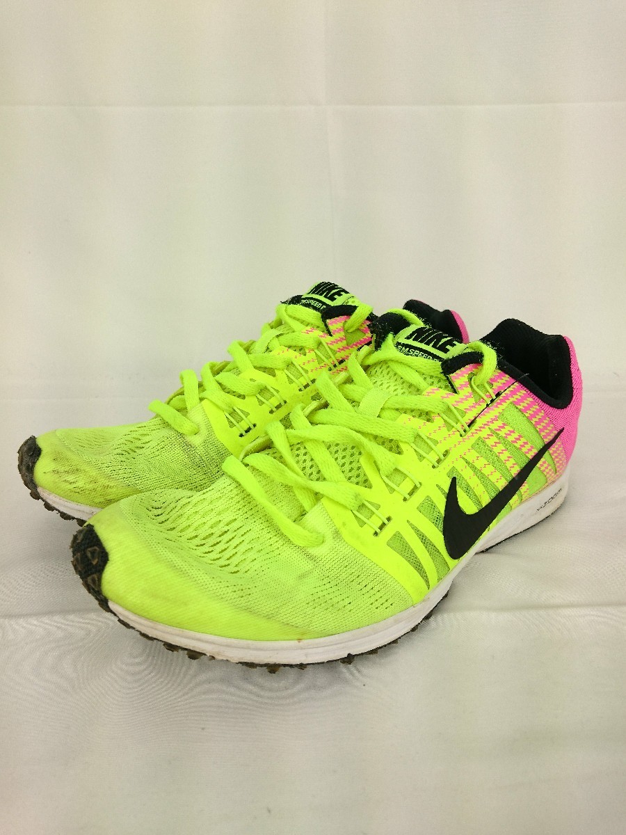 NIKE◆ランニングシューズ/25cm/イエロー/846308-999/エアズームスピードレーサー6/ナイキ/スニーカー