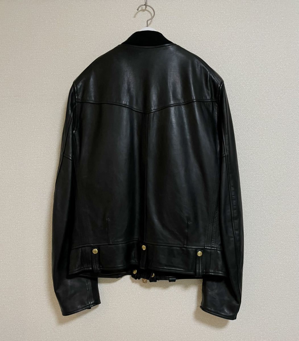 美品 16AW ソロイスト モーターサイクル レザー ジャケット size52 