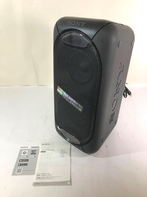 SRS-XB60 ソニー | 心震わす大音量、ソニーの光る特大Bluetooth 