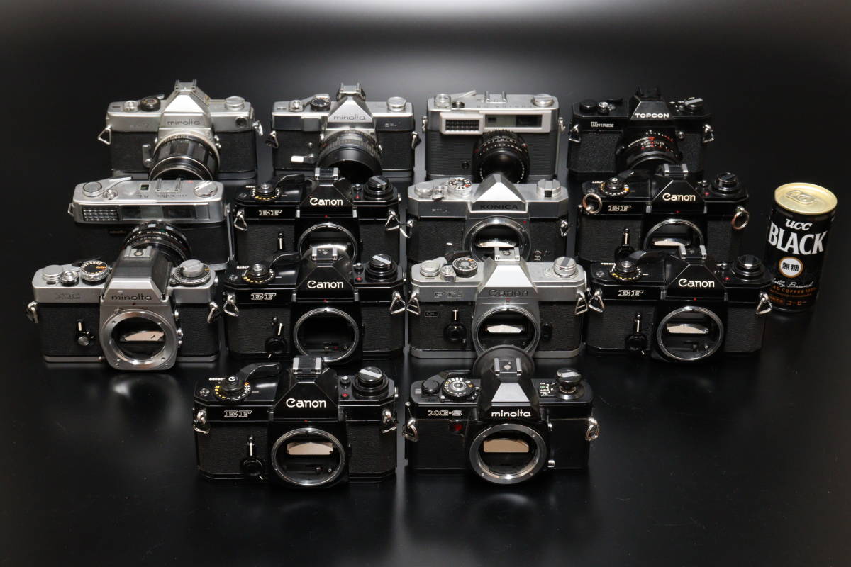 ジャンク フィルムカメラ まとめ Canon MINOLTA他 フィルムカメラ まとめて14点 ジャンク Minolta SR-7 SR-1 XG-S XE
