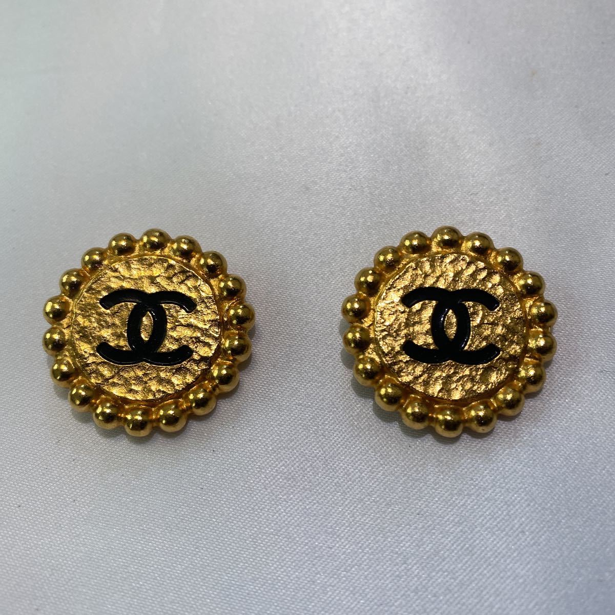 1円スタート！CHANEL ココマーク 95A イヤリング ゴールド系 