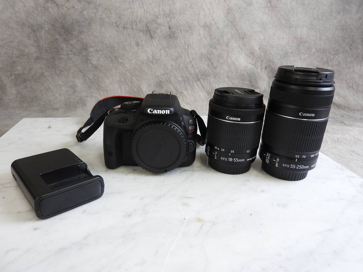 ☆canon EOS Kiss X7 ボディ / EFS 18-55mm / EFS 55-250mm ダブル