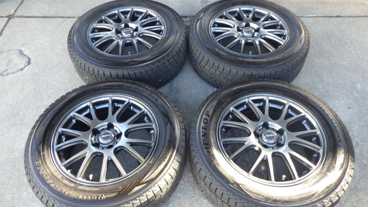WINTER DUNLOP ダンロップ SJ8+の17インチのスタッドレス 225⁄60R17