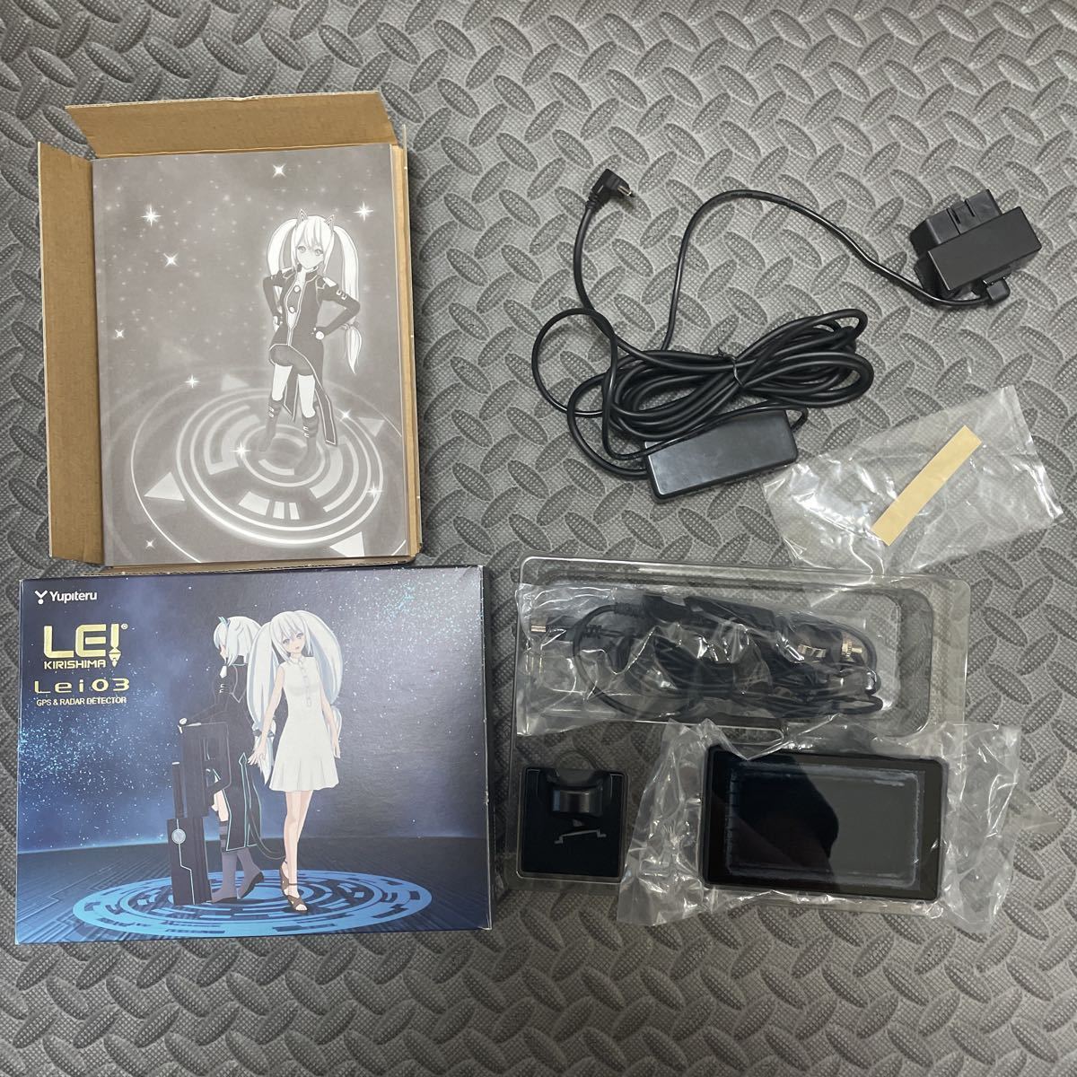 YUPITERU Lei03 霧島レイ レーダー探知機 中古品 一部欠品有り 霧島レイ