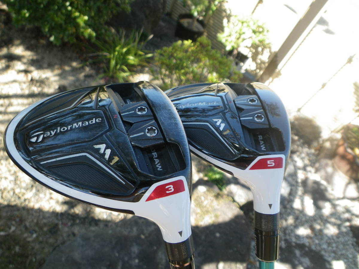 2015 テーラーメイド TM M1 FW 3W/5W 2本セット AD GP5/6S ◆中古品