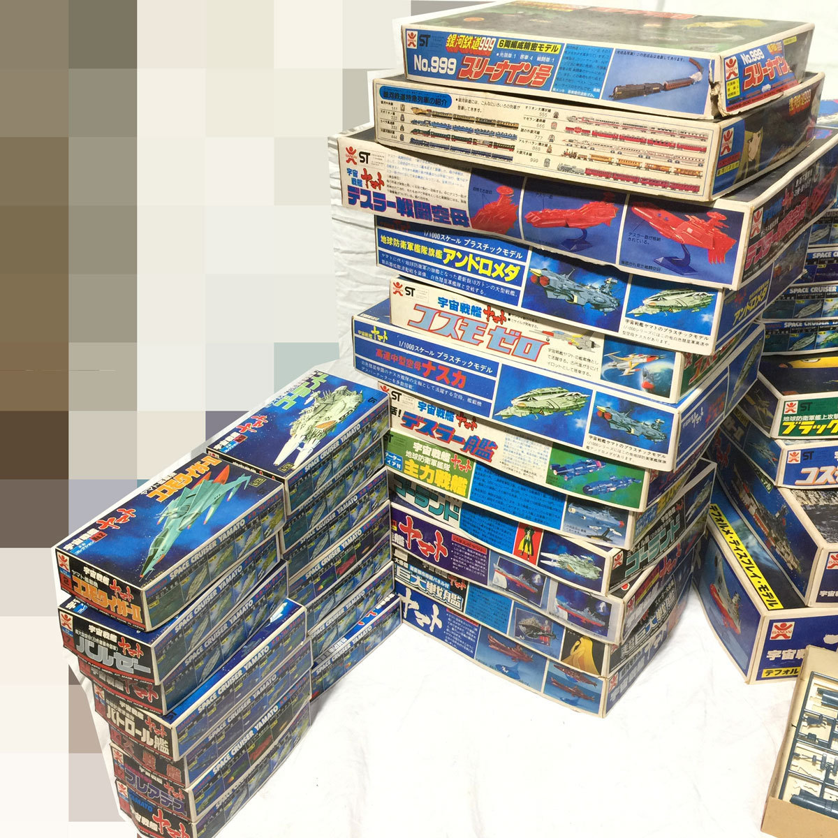 模型・プラモデル 昭和レトロ プラモデル まとめ売り 未組立 宇宙戦艦
