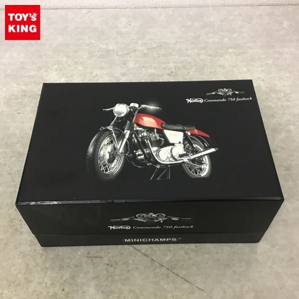 1円～ ミニチャンプス 1/12 ノートン コマンド 1968-72 レッド