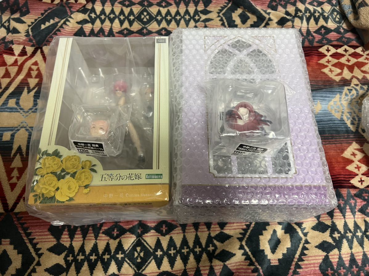 新品未開封　コトブキヤ 五等分の花嫁 中野一花 二乃　セット　限定パーツ付き フィギュア