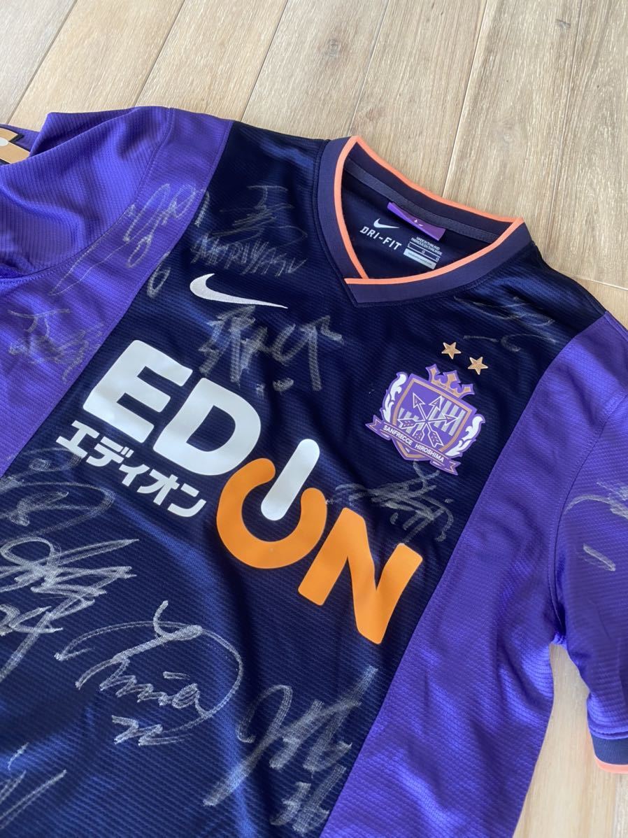 サンフレッチェ広島　サイン入りユニホーム サンフレッチェ広島 選手サイン入り ユニフォーム サンフレッチェ広島