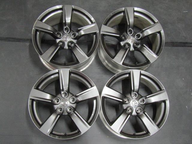 日産 Z34 フェアレディZ 純正18インチアルミホイール4本SET 8J+43/9J+