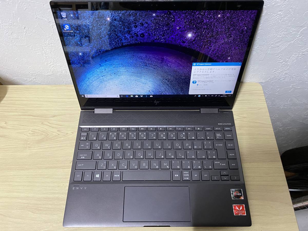 ENVY x360 13-ag0000 Ryzen5 2500U SSD256GB メモリ8GB スマートペン付 