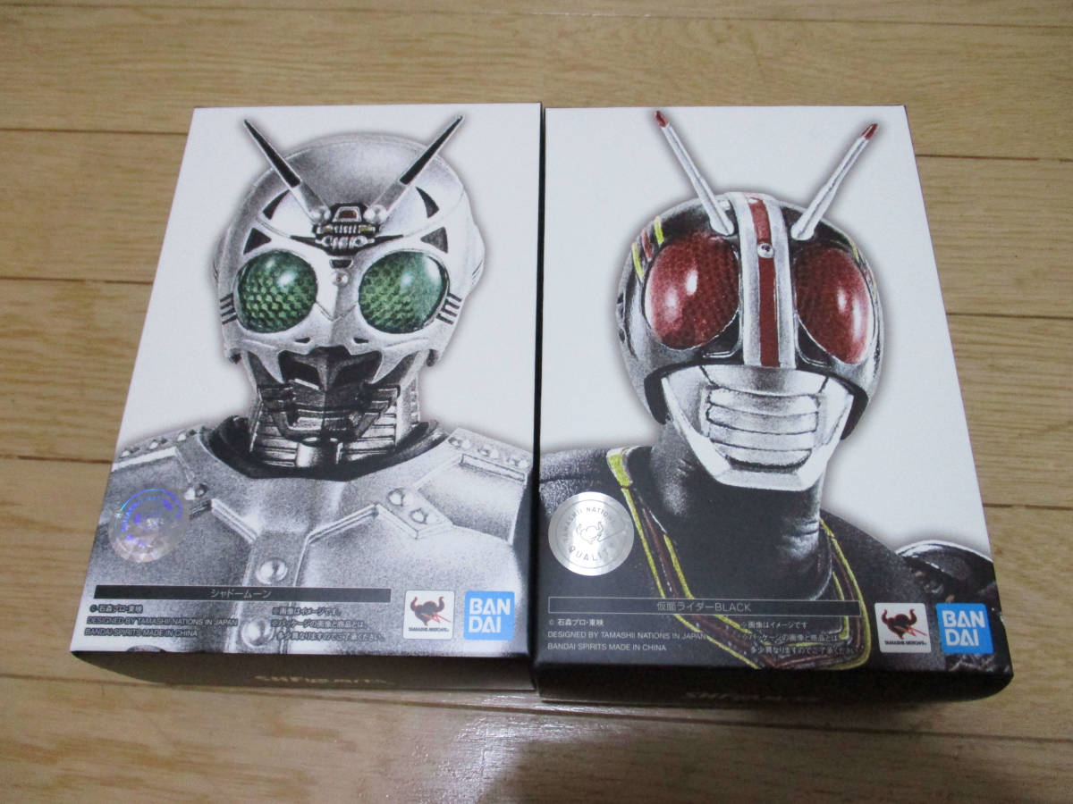 新品未開封 S.H.Figuarts 真骨彫製法 シャドームーン ＆ S.H.Figuarts 
