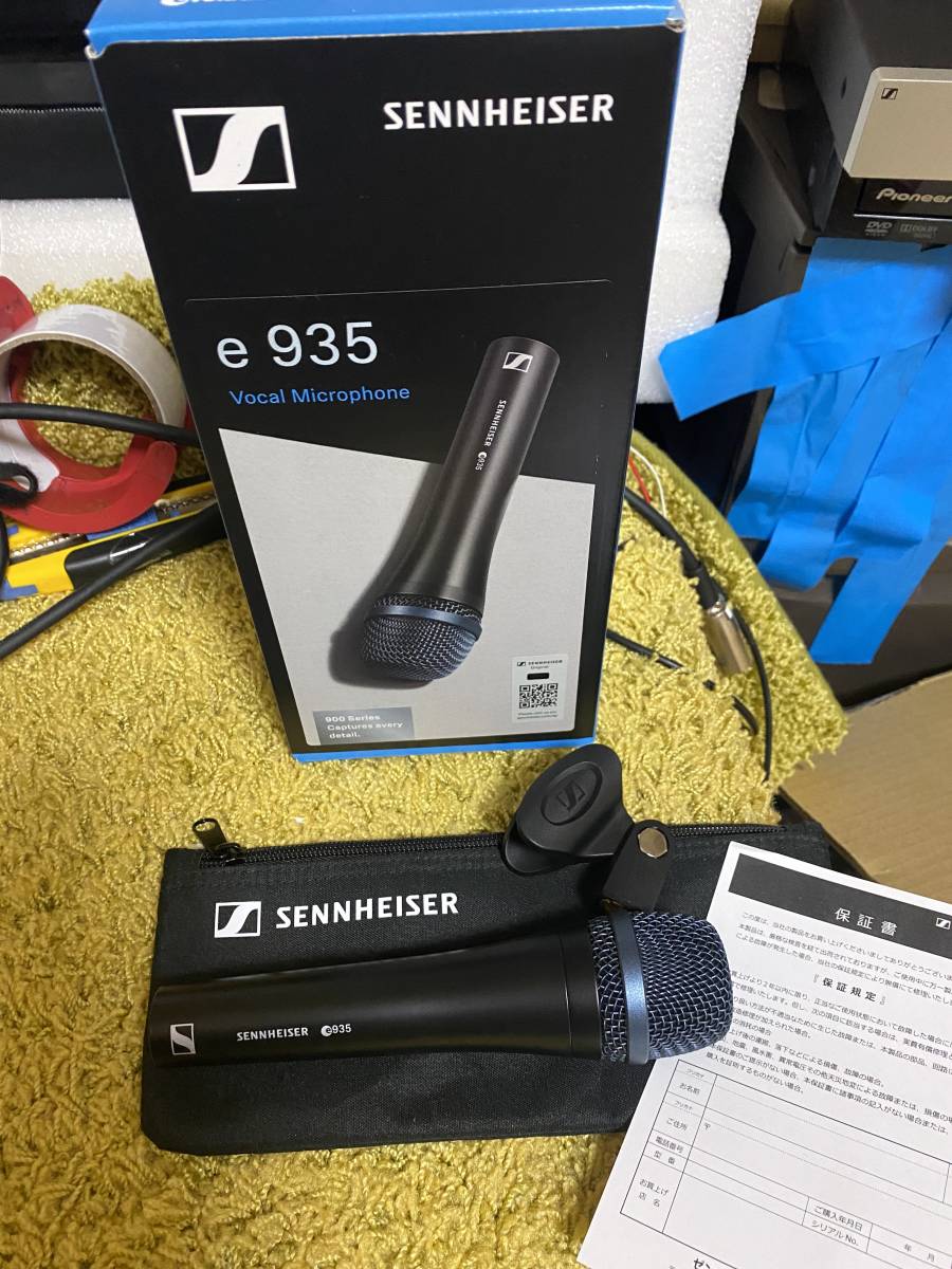 E-935ゼンハイザ-ダイナミックマイクevolutin新古品　数回使用品