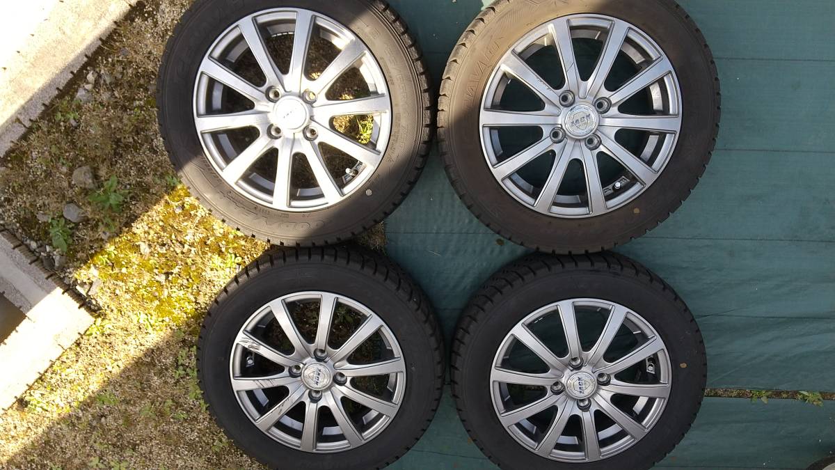 グッドイヤー アイスナビ6 アルミホイールセット155/65R14 2018年30週