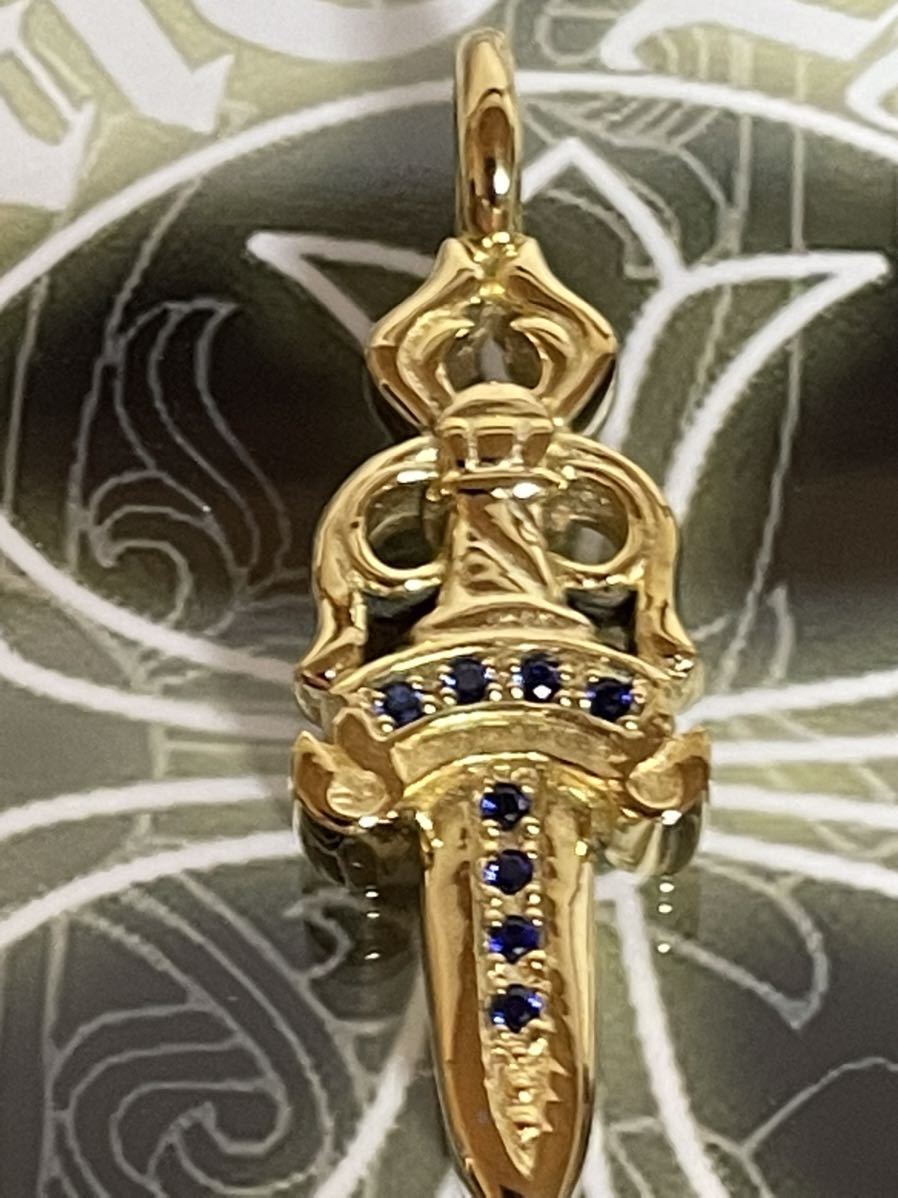 美品◇Chrome hearts◇クロムハーツ◇新品加工◇ダブルダガー ペンダント◇