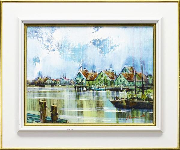 絵画竹内敏彦 オランダ風景 絵画竹内敏彦 オランダ風景 絵画竹内敏彦