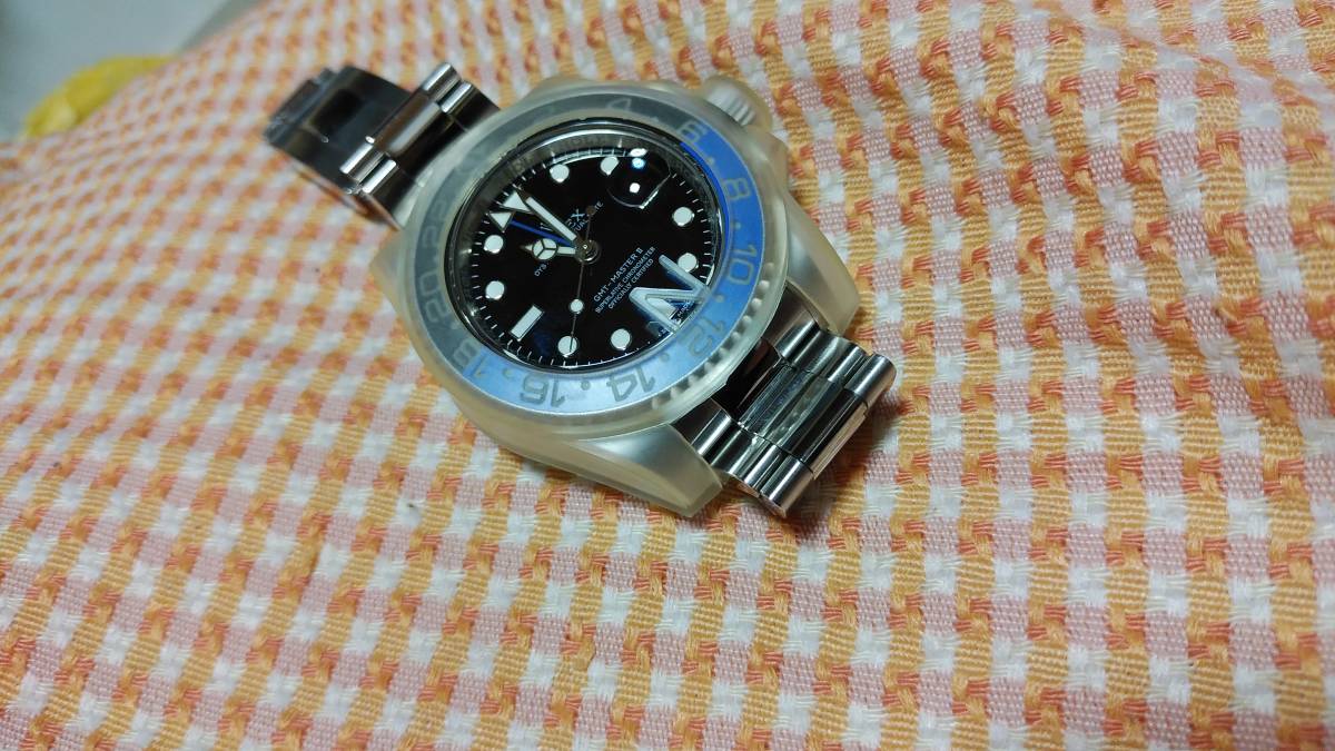 GMT 自動巻き GMT×200m防水ハイスペック日本製自動巻き腕時計！地方発 